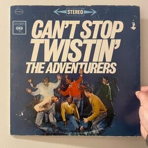 The Adventurers - Ain't Stop Twistin LP vintage vinyl record